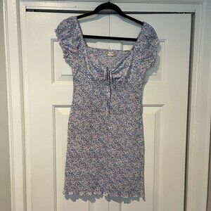 Altar'd State floral smocked mini dress, size M